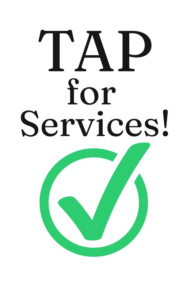 Services tapcard example